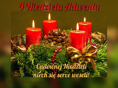 TO JUŻ CZWARTA NIEDZIELA ADWENTU