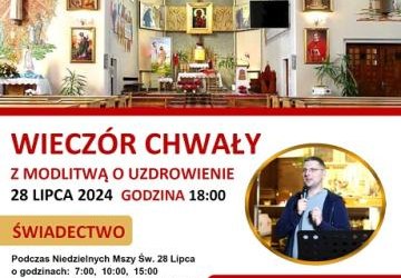 Zaproszenie na Wieczór Chwały