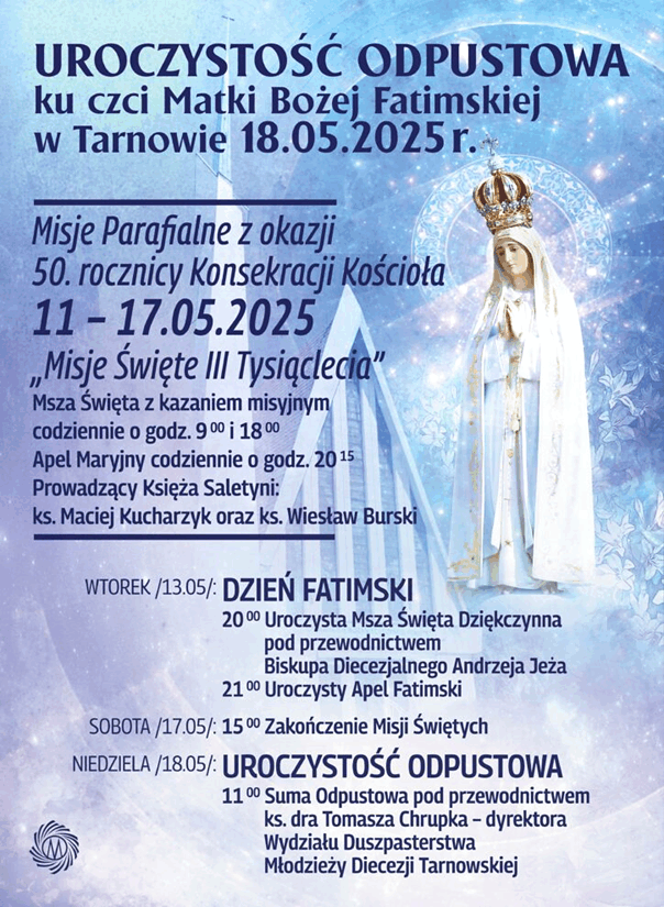 Warto wiedzieć... Odpust Fatimski