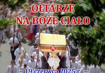 PRZYGOTOWANIE OŁTARZY NA BOŻE CIAŁO