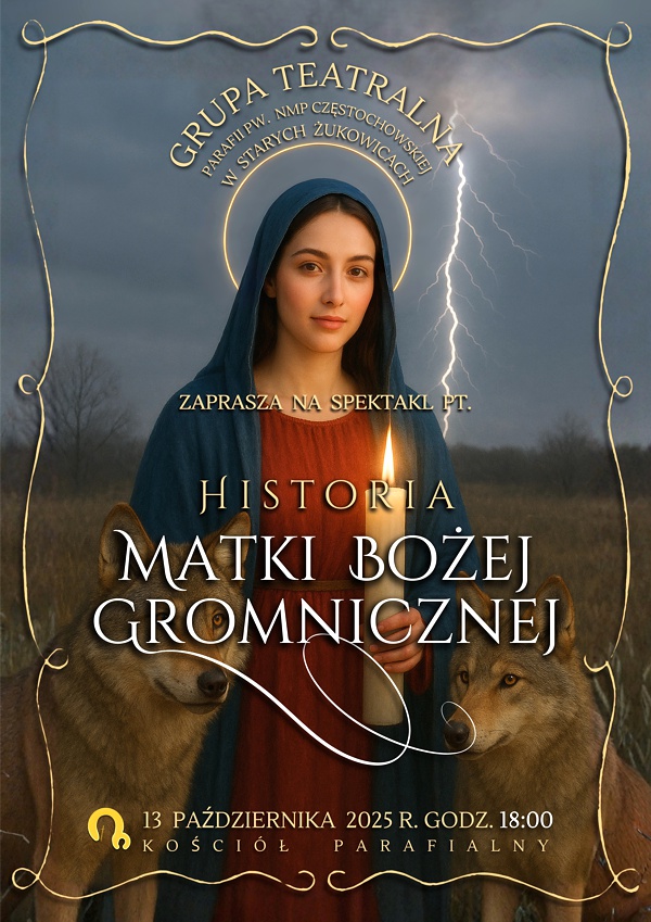 Zaproszenie na spektakl o Matce Bożej