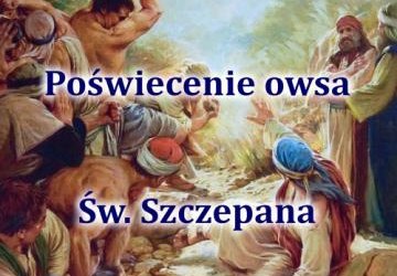 Poświęcenie owsa w św. Szczepana 26 grudnia