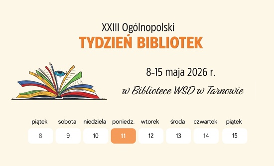 XXIII Ogólnopolski TYDZIEŃ BIBLIOTEK
