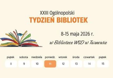 XXIII Ogólnopolski TYDZIEŃ BIBLIOTEK