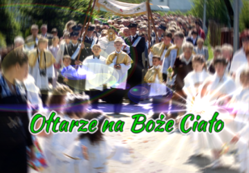 PRZYGOTOWANIE OŁTARZY NA BOŻE CIAŁO