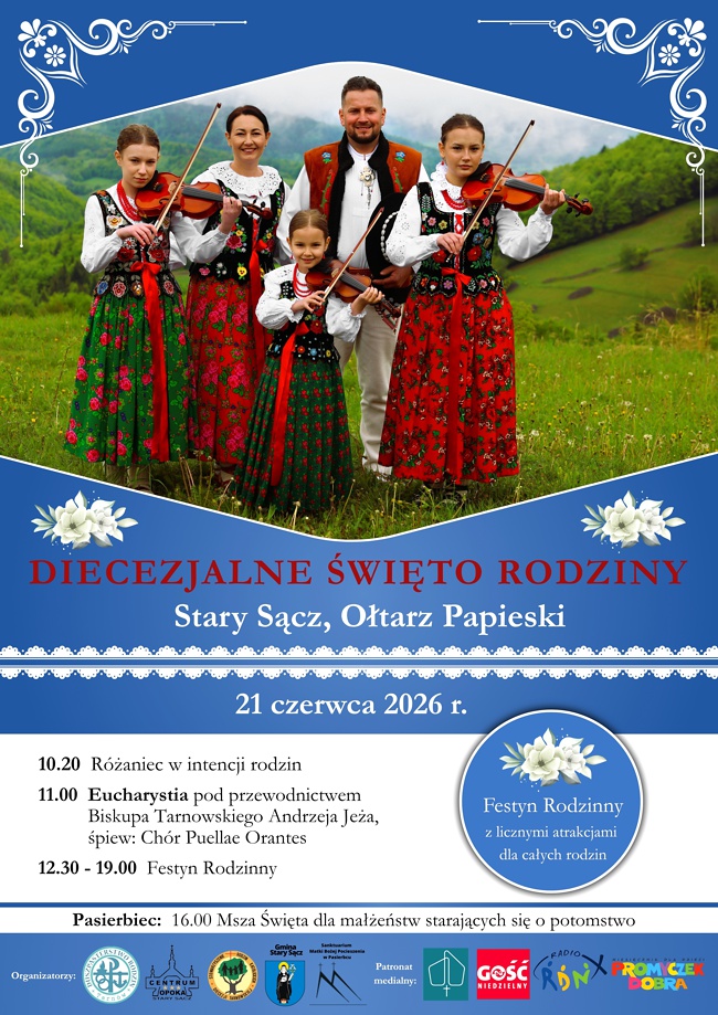 Zaproszenie na Diecezjalne Święto Rodziny